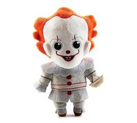 Kidrobot Peluche Kidrobot Pennywise, Muñeco de peluche IT, Juguete coleccionable para adultos, 20 cm Figura Felpa para halloween, regalos y coleccionista