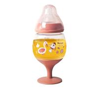 Kids - 180 ml No Spill Drop Resistant Lightweight Training Water with Easy Grip Design | Drinking for Breastmilk Weaning Practice Travel Home Bedtime Feeding