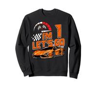 Kids 1st Birthday Racing Car Gifts 1 Year Old Boys Party Sudadera