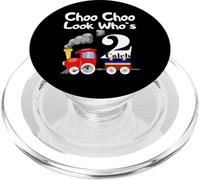 Kids 2nd Birthday Caleb Choo Choo Train 2 Year Old PopSockets PopGrip para MagSafe