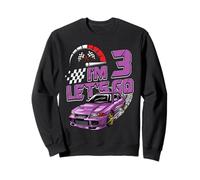 Kids 3rd Birthday Racing Car Gifts 3 Year Old Boys Party Sudadera