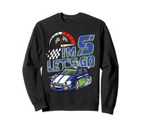 Kids 5th Birthday Racing Car Gifts 5 Year Old Boys Party Sudadera