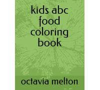 kids abc food coloring book