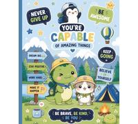 Kids Adventure Composition Notebook: You're Capable of Amazing Things | Inspirational Wide Ruled Notebook for Boys and Girls | Cute Camping and Outdoor Design, 110 Pages