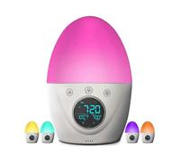 Kids Alarm Clock, Children's Sleep Trainer, 7 Color Wake Up Light & Night Light, Sleep Timer -Teaches Child When Fine to Wake Up