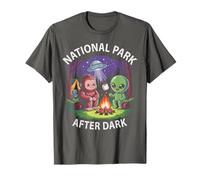 Kids Alien National Park After Dark Bigfoot Camp Crew Camiseta