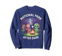 Kids Alien National Park After Dark Bigfoot Camp Crew Sudadera