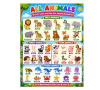 KIDS ALL ANIMALS BOOK WITH COLOUR REFERENCE_ 01: coloring Book for kids 3-8 (112 pages)