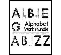 Kids - Alphabet Workbook Uppercase & lower case tracing in Black and White: alphabets, tracing, fun learning, activity, engaging kids, early learning, identification