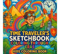 Kids and Adults Coloring Book: Time Traveler Sketchbook, Easy, Simple and with big Illustrations,: Relaxing Images Featuring Landscape, Viking ship, ... Scenes And Many More (Cozy and Easy Coloring)