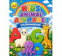 Kids Animal Alphabet Coloringbook: The complete alphabet with cute and fun Animal Illustrations