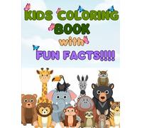 Kids Animal Coloring Book with Fun Facts