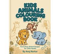 Kids Animals Coloring Book: Cute Jungle, Farm, and Ocean Animals | Easy Educational Activity Book for Preschoolers and Toddlers: An Easy and Fun ... and Sea Animals for Toddlers and Preschool