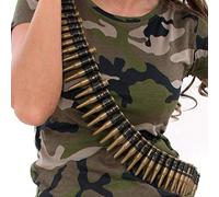 Kids Army Play Bullet Belt - 60" Long (accesorio de disfraz)