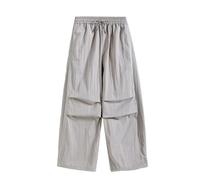 Kids Baggy Cargo Trousers Girls Elastic Waist Wide Leg Casual Trousers Trendy Pants for Girls Loose Fit Summer Stretchy Comfy School Casual Athletic Vacation Streetwear Bottoms