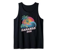 Kids Bahamas 2026 Beaching Vacay All Girls Sisters Crew Camiseta sin Mangas