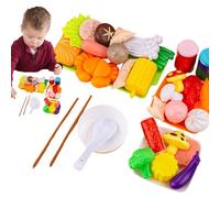 Kids Barbecue Toy Set, Pretend BBQ Grill Kitchen Toy, PP Multi-Player Interactive Play, Perfect for Kids, Kindergarten, Yard, Park, Home Fun and Learning, 26x22x8cm