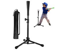 Kids Baseball tee, Adjustable Softball, Portable Tripods Baseball Trainers with Bag, Tripod Stand for Ages 3 to 8, Reusable Ergonomic Hitting Trainer, 43x9x9 Inches
