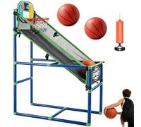 Kids Basketball Hoop - Adjustable Height Game Set with Ball - Backyard | Basketball Hoop for Boys Girls Home Playroom Garden Backyard Park Beach