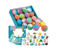 Kids Bath Ball - Safe Colorful Bubble Game with Toys Inside | Fun Waters Play Bath Balls with Surprise Toys for Girls, Boys, Children, Pool, Garden, Home, Swimming, Family Time, Playtime Fun