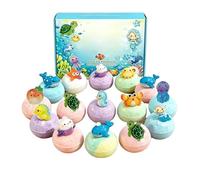 Kids Bath Balls - 12 Pieces Refreshing Rainbow Foaming, Colorful Bath Toys Set, Gentle Skin Care Formula, Relaxing Gift Idea | Great Fun Accessory For Boys Girls Daughter Son