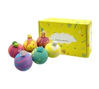 Kids Bath Salt Balls - 6 Animal-Themed Surprise Toys, Fun & Refreshing Bathtub Play For Boys & Girls At Home Or Travel