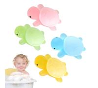 Kids Bath Soap - 4X Turtle Shape Creative Cleansing Bars, Mild Natural Moisturizing Body Wash Formula, Gentle Skin Friendly Foam Structure, Fun Animal Design Hygiene Product | Children Bathroom