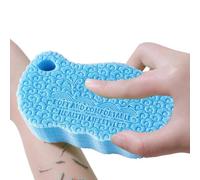 Kids Bath Sponge Soft Reusable Double Sided Skin Deep Dirt Double Sided | Kids Easy Storage: This Kids Shower Sponge Hardens When Dry To Ho Scrubber For Boys Girls Home Bathroom Tub Travel
