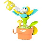 Kids Bath Toys - Watering Flower Game 15.3x10.3x19.6cm, Sensory Suction Cup Play, Interactive Bathroom Toy | Boys Girls Ages 1-3 Home Shower Hotel Pool Beach Travel Party Fun Educational Use