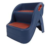 Kids Bathroom Stool Kitchen 2 Step Stool Foldable Children's Footstool Nonslip Kids Footstool Kids Bathroom (rojo azul)