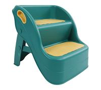 Kids Bathroom Stool Kitchen 2 Step Stool Foldable Children's Footstool Nonslip Kids Footstool Kids Bathroom (amarillo-verde)