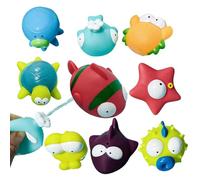 Kids Bathtub Toys | Cute No-Hole Parent-Child Interaction | Cartoon Animals Kids Bathing Toy | For Boys Young Child 6-18 Months Pool Beach Water Park Home Travel