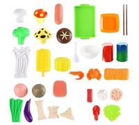 Kids BBQ Grill Set, PP Pretend Play Kitchen Toy, Multi-Player Interactive Game, Realistic Grilling Accessories, Fun Learning Activity for Kindergarten, Yard, Park, or Indoor Home Play, 26x22x8cm