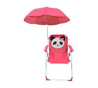 Kids Beach Chair with Umbrella - Folding Sand Seat, Sandproof Windproof Kids Outdoor Chairs, Lightweight Portable Beach Seat, Children Camping Chair, Travel Chairs for Seaside Pool Park Picnic