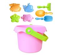 Kids Beach Toy Set - Sand Castle Building Kit for Outdoor Play | Lightweight Sandbox Tools with Bucket Molds Shovels, Creatives Construction Play Perfect for Beach School Kindergarten Fun