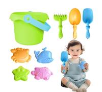 Kids Beach Toy Set - Sand Castle Building Kit for Outdoor Play | Lightweight Sandbox Tools with Bucket Molds Shovels, Creatives Construction Play Perfect for Beach School Kindergarten Fun