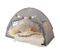 Kids Bed Tent - Privacy Canopy | Indoor Sleep & Play Tent | Twin Size Bed Tent For Reading Taking A Nap, Children's Room Garden Balcony Campsite