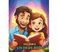 Kids Bible Coloring Book for Ages 4-8: 100+ Easy Bible Verses and Stories to Color | Fun & Educational Christian Activity Book for Kids, Toddlers, and Preschoolers