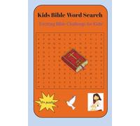 Kids Bible Word Search: Bible Word Search Puzzle for Kids| Bible Themed Word Search|6x9 inches, 100 pages|50 + Puzzles, Gift for Birthdays, Easter, Christmas and other occasions