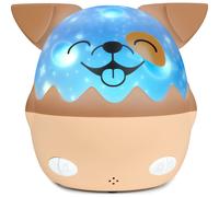 Bigben Transmisor-Receptor Bluetooth NLPKIDSDOG – Lámpara nocturna proyector 360° 13 películas