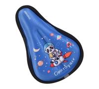 Kids Bike Seat Cushion - 8.6in Gel Saddle Cover | Silicone & Sponge Soft Bicycle Seat Pad with Cartoon Design, Shock Absorbing Comfort Cushion For Youth Mountain Road Bike