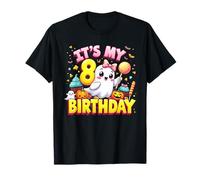 Kids Boo It's My 2nd Birthday Girl Cute Ghost Halloween Camiseta