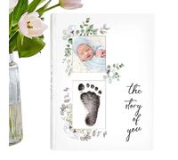 Kids Book Keepsake - Memory Book for Recording Milestones | Hardcover Scrapbook Journal with Photo Pages, Guided Prompts for Childhood Memories, Durable Binding for Long Term Storage Use