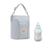 Kids Bottle Carrier Bag - Insulated Thermal Storage for Milk and Drinks | Portable Cute Travel Bag with Adjustable Strap, Ideal for Family Trips, Daycare, Outdoor Activities, Stroller, Daily Use