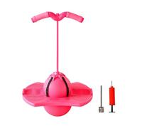 Kids Bouncy Ball - 25.98 Inch Jump Toy | PP Foam ABS Ball - Soft Interactive Quiet Bouncing Toy with Handle Pump for Boys Girls Home School Park Exercise Play