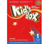 Kid's Box Level 1 – Libro de actividades con recursos online – Inglés británico
