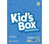 Kid's Box New Generation English for Spanish Speakers Level 2 Activity Book with Home Booklet and Digital Pack (2023)
