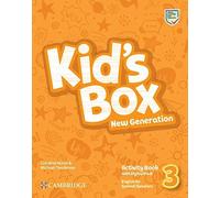 Kid's Box New Generation English for Spanish Speakers Level 3 Activity Book with Home Booklet and Digital Pack (CAMBRIDGE)
