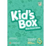 Kid's Box New Generation English for Spanish Speakers Level 4 Activity Book with Home Booklet and Digital Pack (2023)