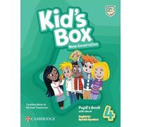 Kid's Box New Generation English for Spanish Speakers Level 4 Pupil's Book with eBook (2023)